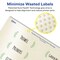 Avery Pearlized Ivory Rectangle Labels with Sure Feed Technology, Print-to-the-Edge, 1.25" x 3.75"